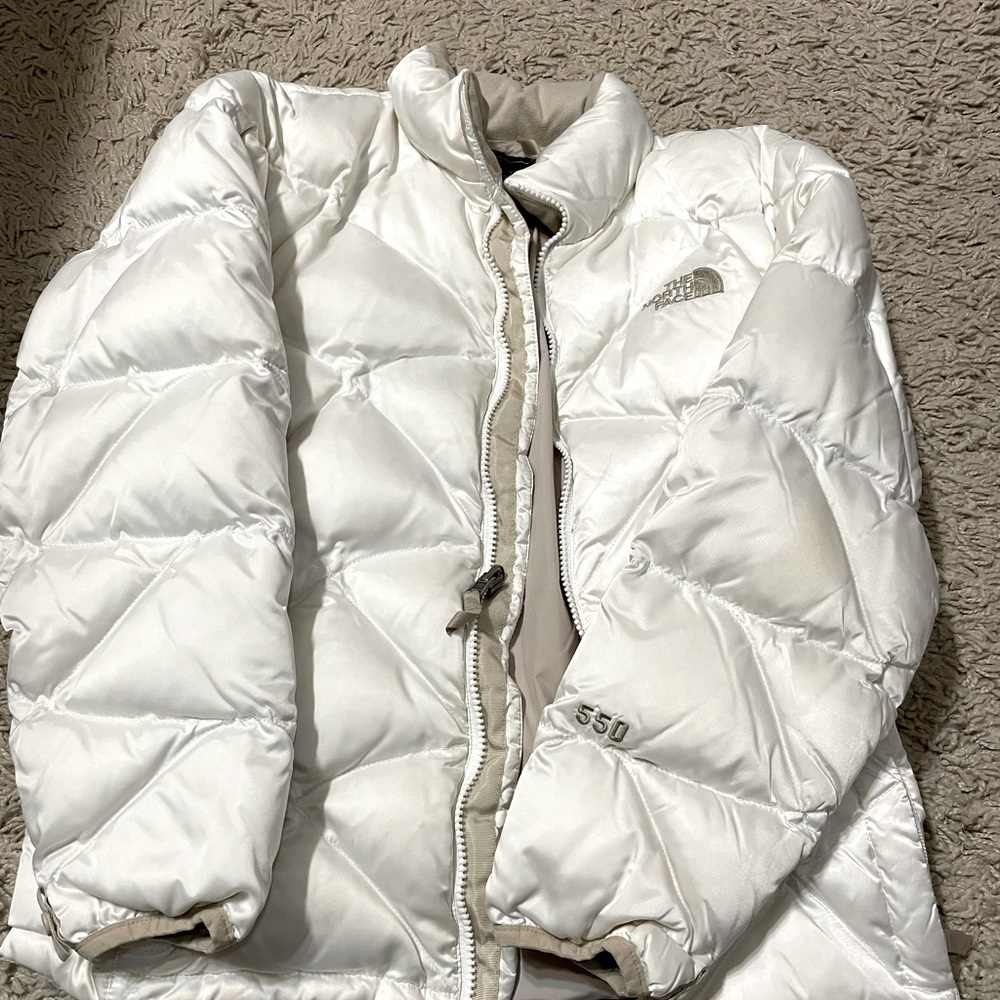 The North Face puffer coat girls size Lg